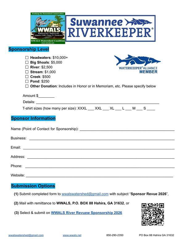 Sponsorship Package Page 3, 2026-09-12 --WWALS River Revue 2026