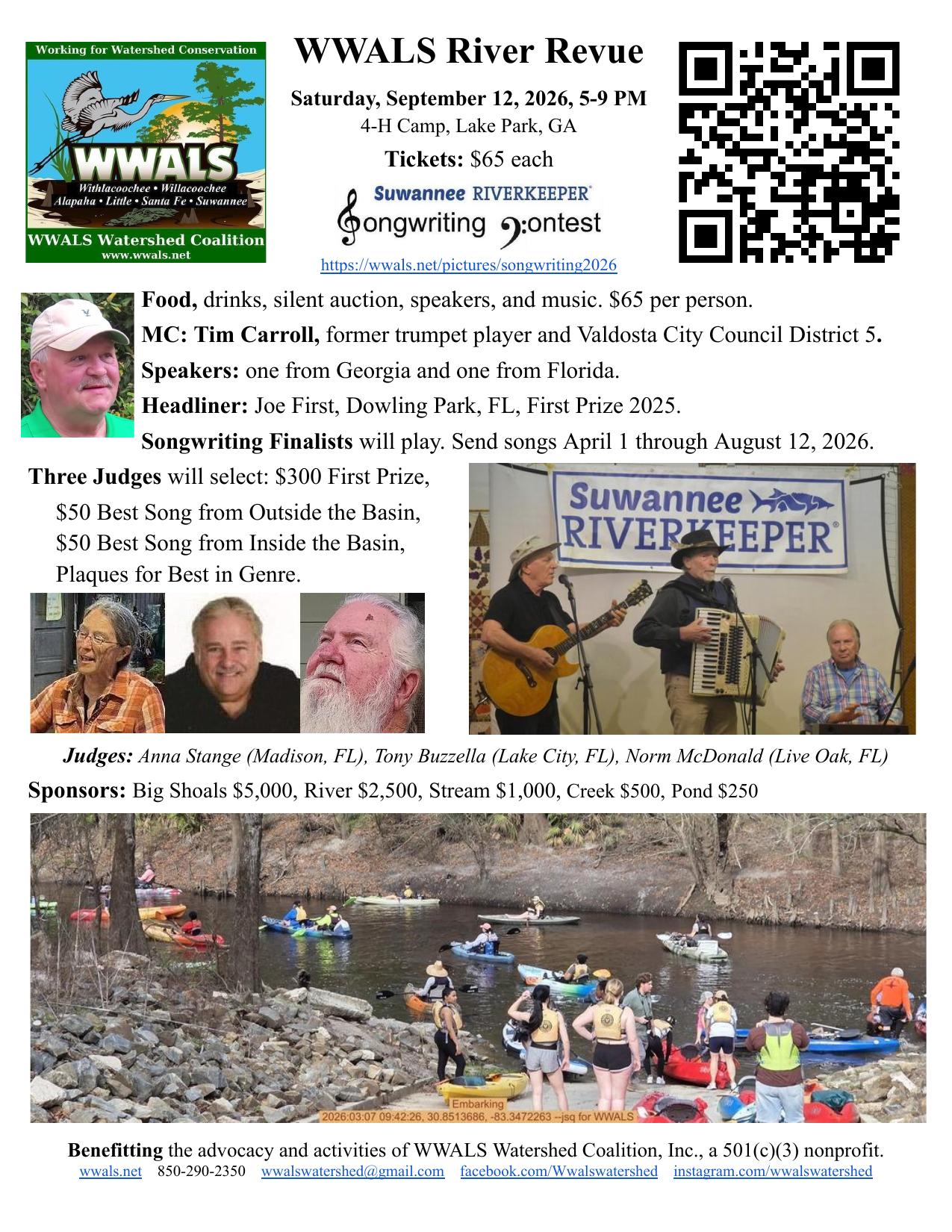 Flyer, 2026-09-12 --WWALS River Revue