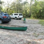 300x225 small parking area at the top of Jennings Bluff, in Alapaha, by Bret Wagenhorst, 1 September 2014