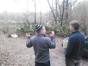 300x225 Don Thieme and Dan Chapman at Shadrick Sinkhole, in Sinkholes near the Withlacoochee River, by John S. Quarterman, for WWALS.net, 18 February 2015