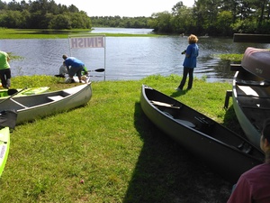 300x225 Landing, in BIG Little River Paddle Race, by John S. Quarterman, for WWALS.net, 16 May 2015