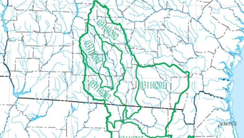 787x447 Context, in Suwannee Region HUC, by USGS, for WWALS.net, 14 June 2015