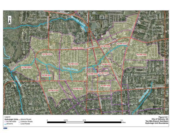 HUC boundaries aerial