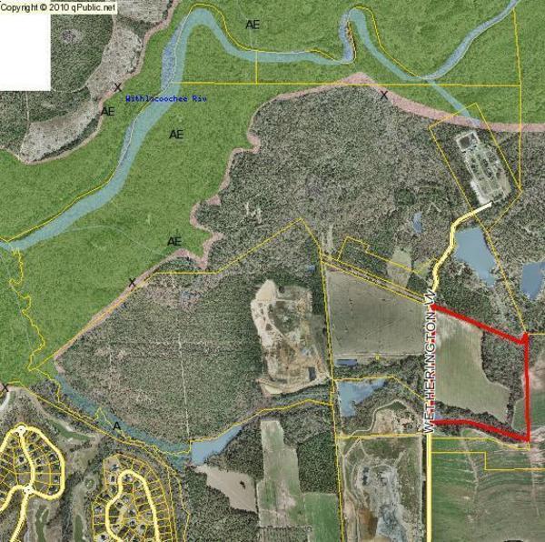 New WWTP site near Withlacoochee River