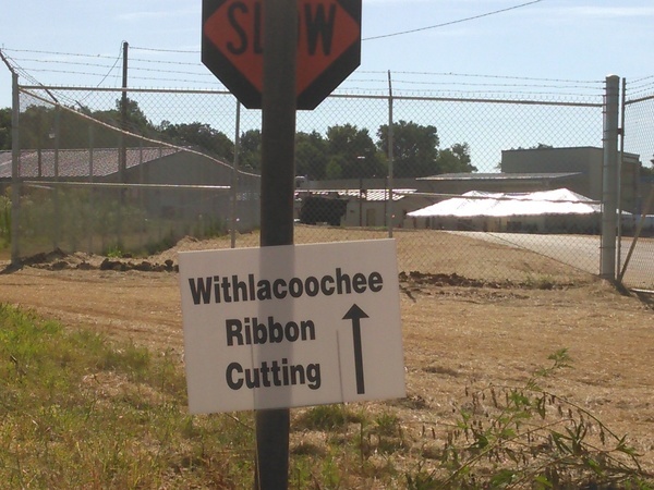 Withlacoochee Ribbon Cutting and tent