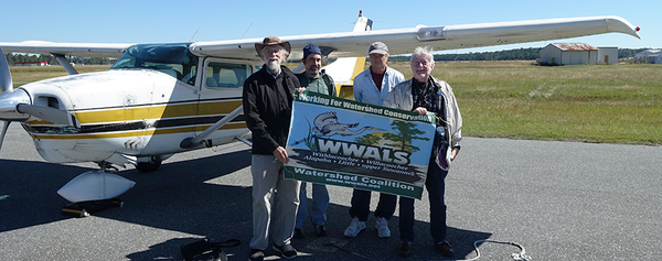 John S. Quarterman (WWALS), Dominick Gheesling, Roy Zimmer (Southwings), Jim Tatum (OSFR)