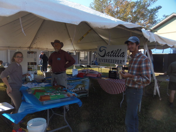 Rachael Thompson of Satilla Riverkeeper, John S. Quarterman of WWALS, Ash of SRK