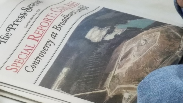 Controversy at Broadhurst Landfill, The Press-Sentinel, 12 March 2016