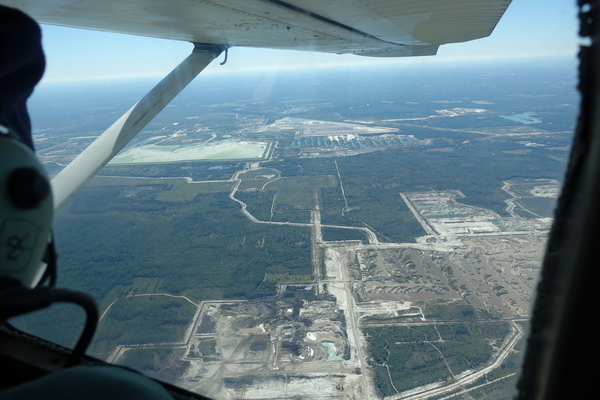 Bee Haven Bay, now PCS Phosphate mine,