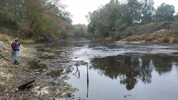 Small rapids downstream, 13:26:44,, Underneath