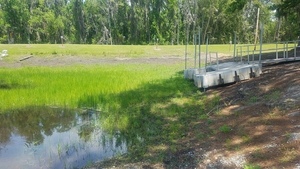 Floating dock not floating, Boat Ramp