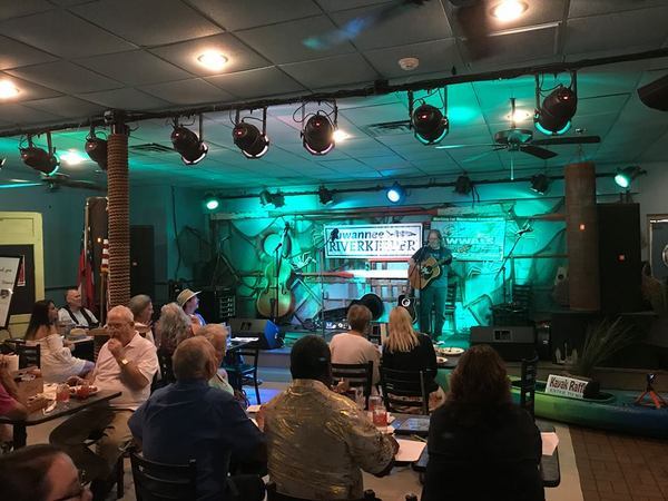 Emmett Carlisle performing at the 2018 Suwannee Riverkeeper Songwriting Contest