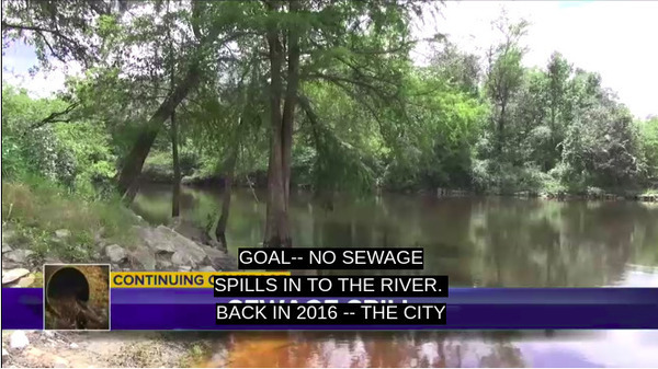 Goal: no sewage spills into the river, Screenshots