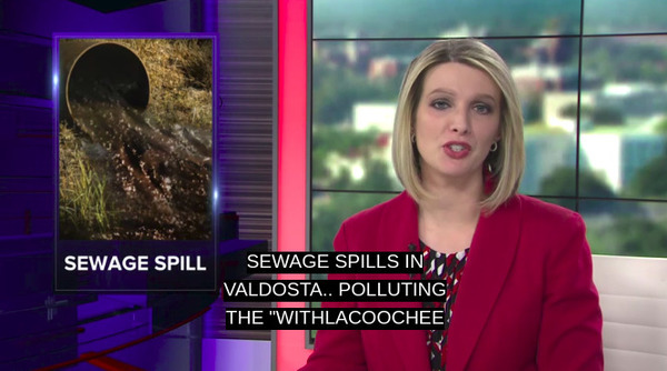 Sewage spills in Valdosta polluting the Withlacoochee River, Screenshots