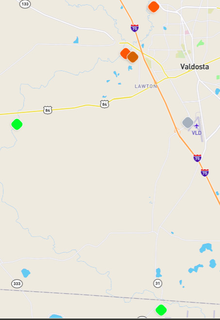 Stations, Withlacoochee Basin