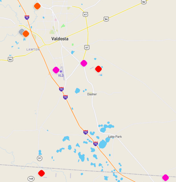 Map of Stations, Stations