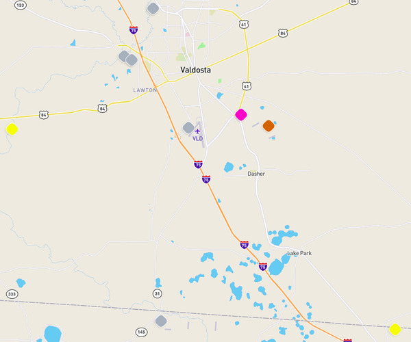 Map of Stations, Stations