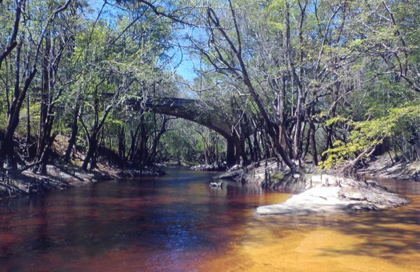 On a summer day, Stone Bridge