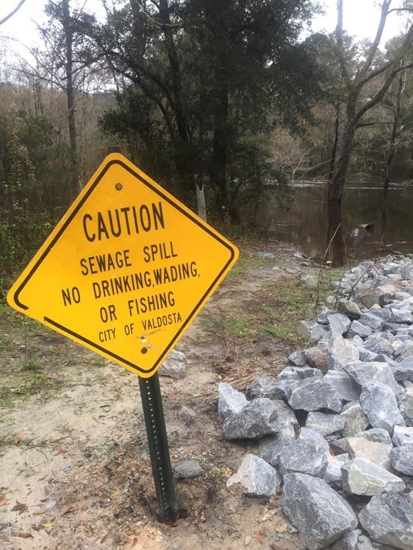 Valdosta Warning Sign, Sign