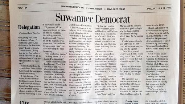 Page 10A, Suwannee Democrat