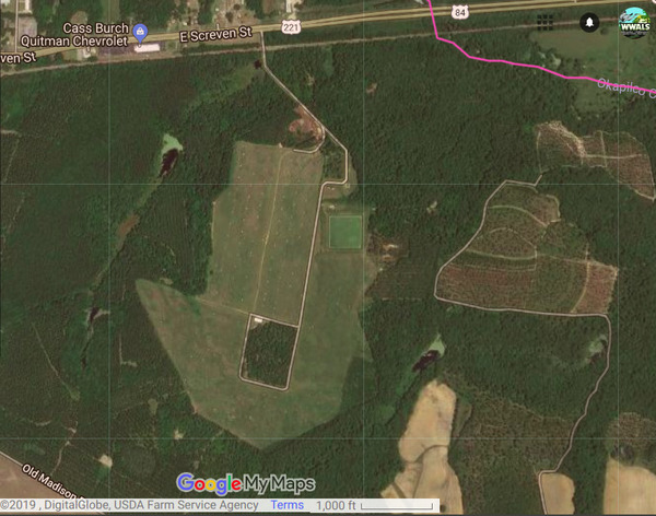 Quitman Land Application Site, Map