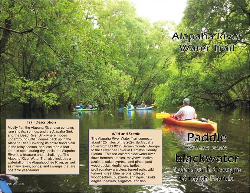 Brochures for Alapaha River Water Trail WWALS Watershed Coalition