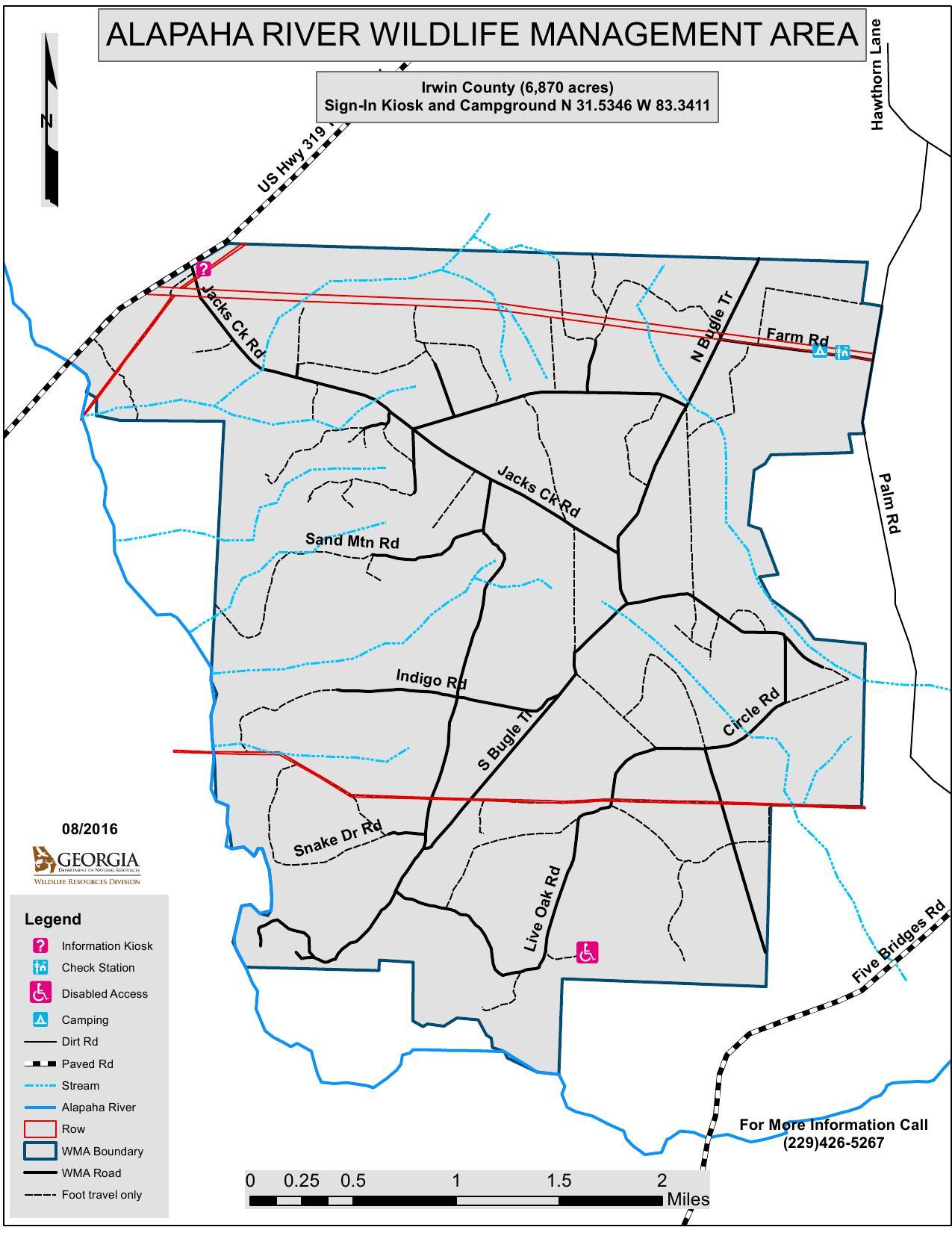 1275×1651 Line Map: Alapaha River WMA, in Alapaha River WMA, by GA DNR ...