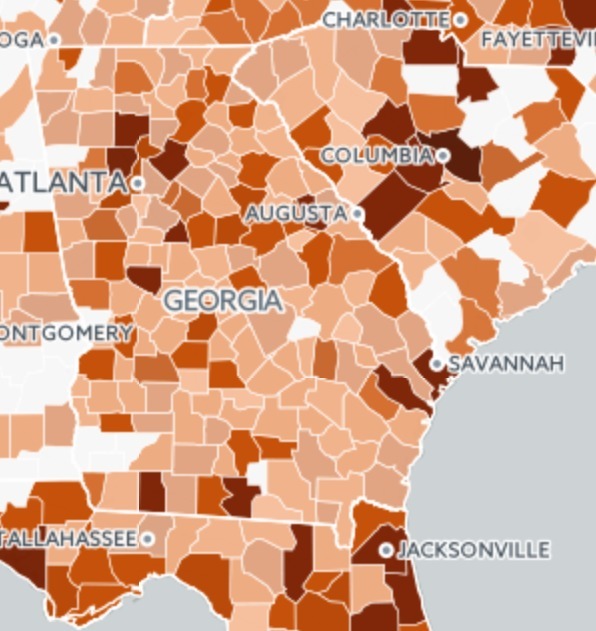 Valdosta and Lowndes County water treatment quality compared to region